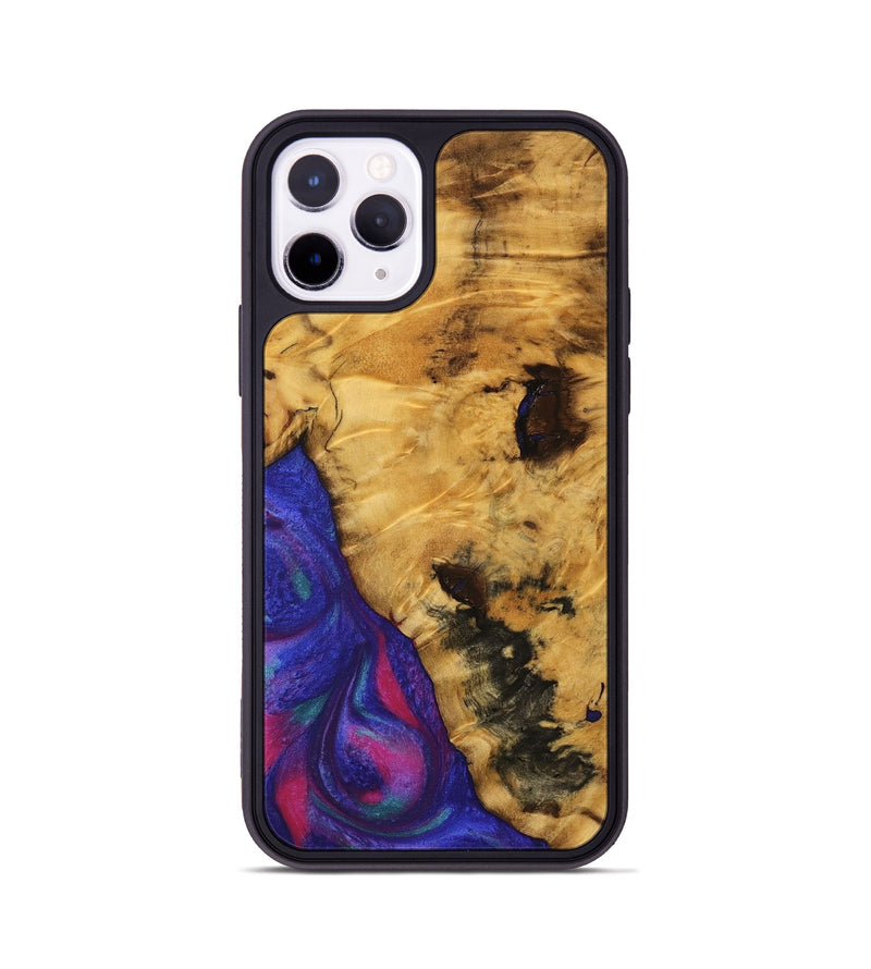 iPhone 11 Pro Wood Phone Case - Erasmo (Purple, 740276)