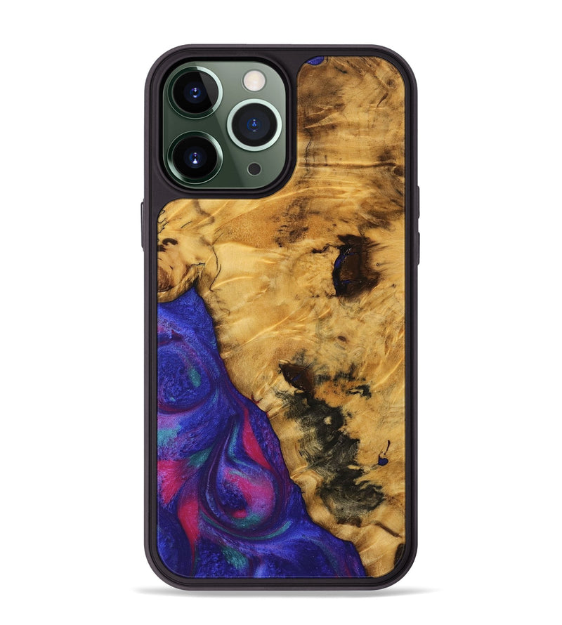 iPhone 13 Pro Max Wood Phone Case - Erasmo (Purple, 740276)