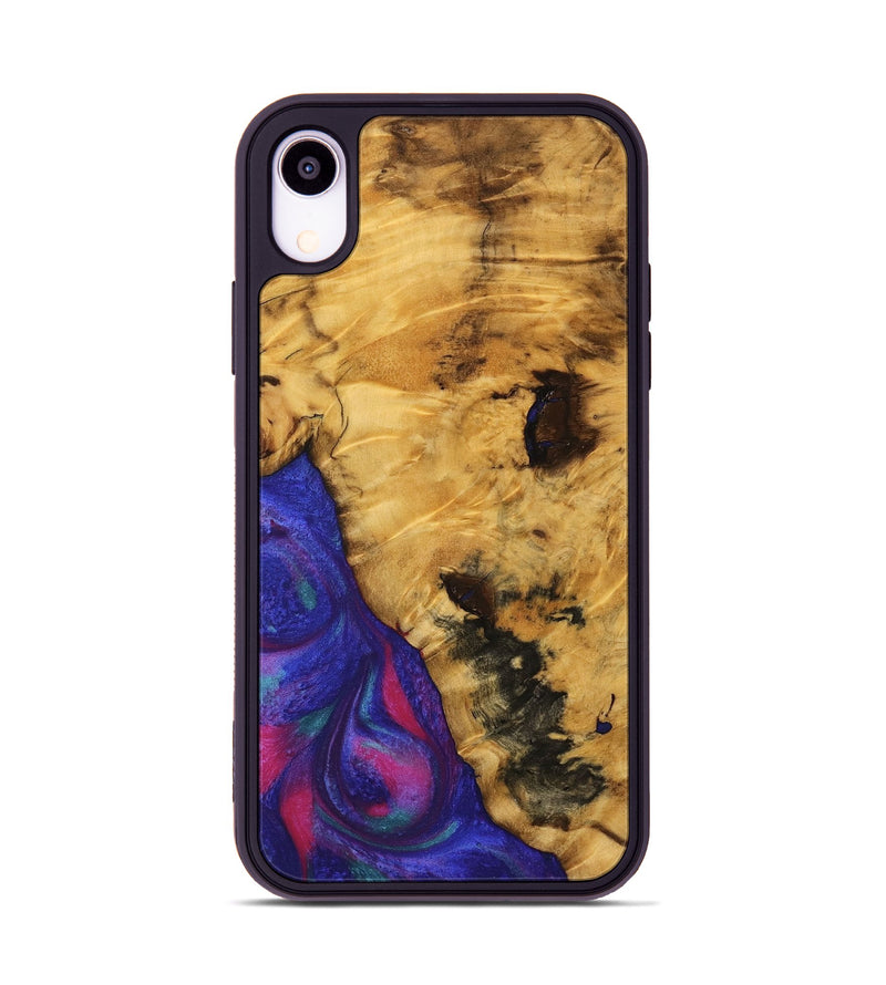 iPhone Xr Wood Phone Case - Erasmo (Purple, 740276)