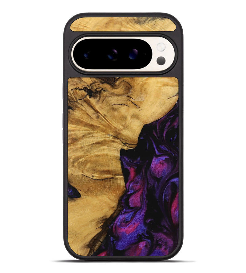 Pixel 9 Pro XL Wood Phone Case - Helaine (Purple, 740286)