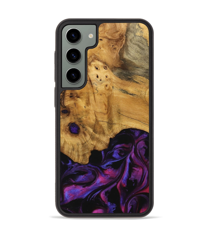 Galaxy S23 Plus Wood Phone Case - Loralee (Purple, 740287)