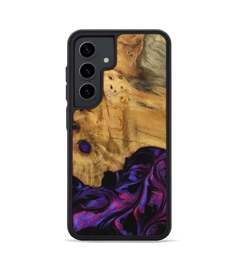 Galaxy S24 Wood Phone Case - Loralee (Purple, 740287)