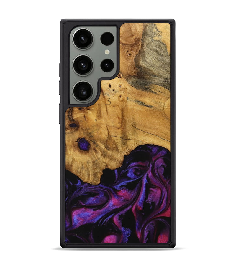 Galaxy S24 Ultra Wood Phone Case - Loralee (Purple, 740287)