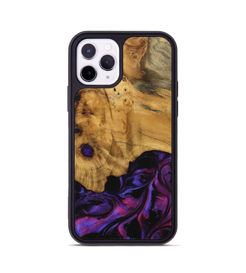 iPhone 11 Pro Wood Phone Case - Loralee (Purple, 740287)