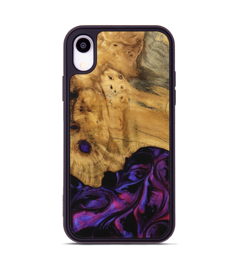 iPhone Xr Wood Phone Case - Loralee (Purple, 740287)