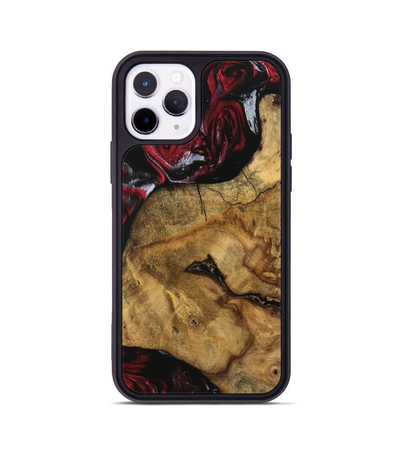 iPhone 11 Pro Wood Phone Case - Wylma (Red, 740288)