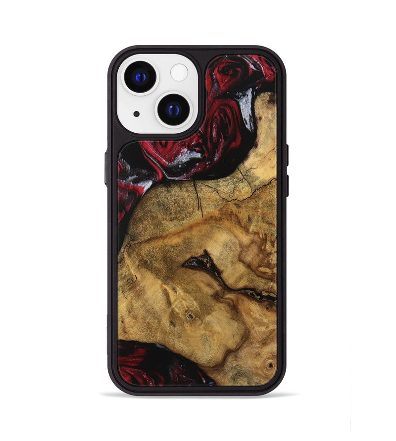 iPhone 13 Wood Phone Case - Wylma (Red, 740288)