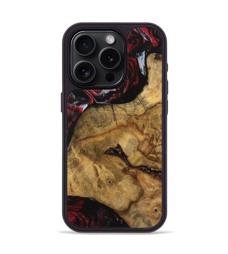 iPhone 15 Pro Wood Phone Case - Wylma (Red, 740288)