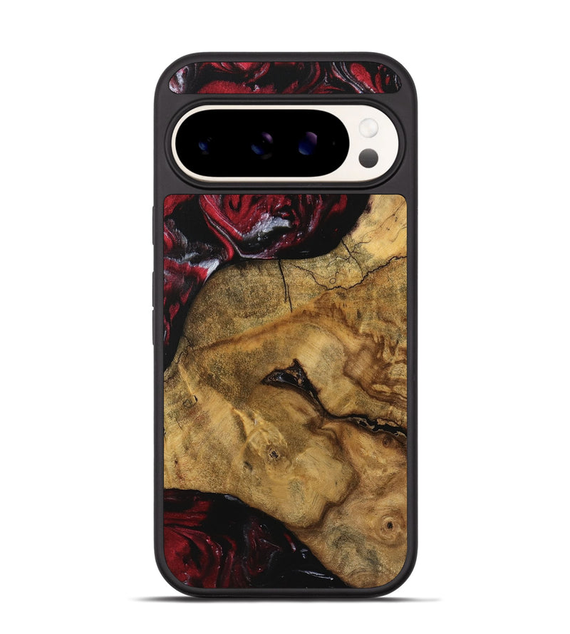 Pixel 9 Pro Wood Phone Case - Wylma (Red, 740288)