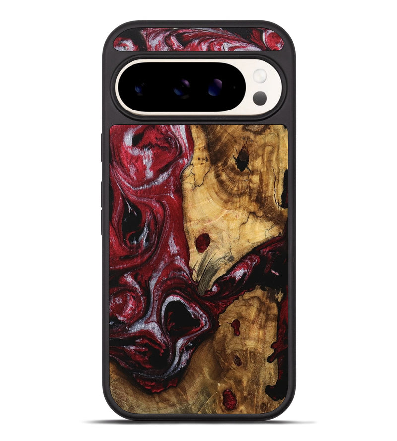 Pixel 9 Pro XL Wood Phone Case - Verlin (Red, 740298)