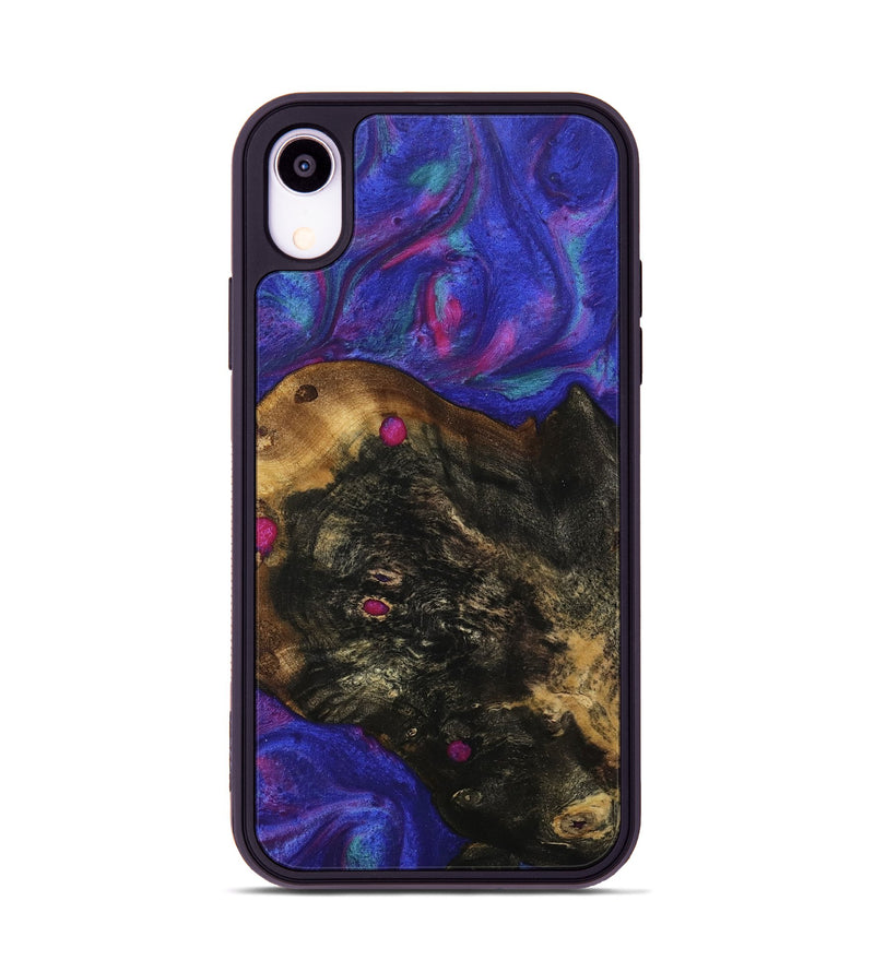 iPhone Xr Wood Phone Case - Osbaldo (Purple, 740303)