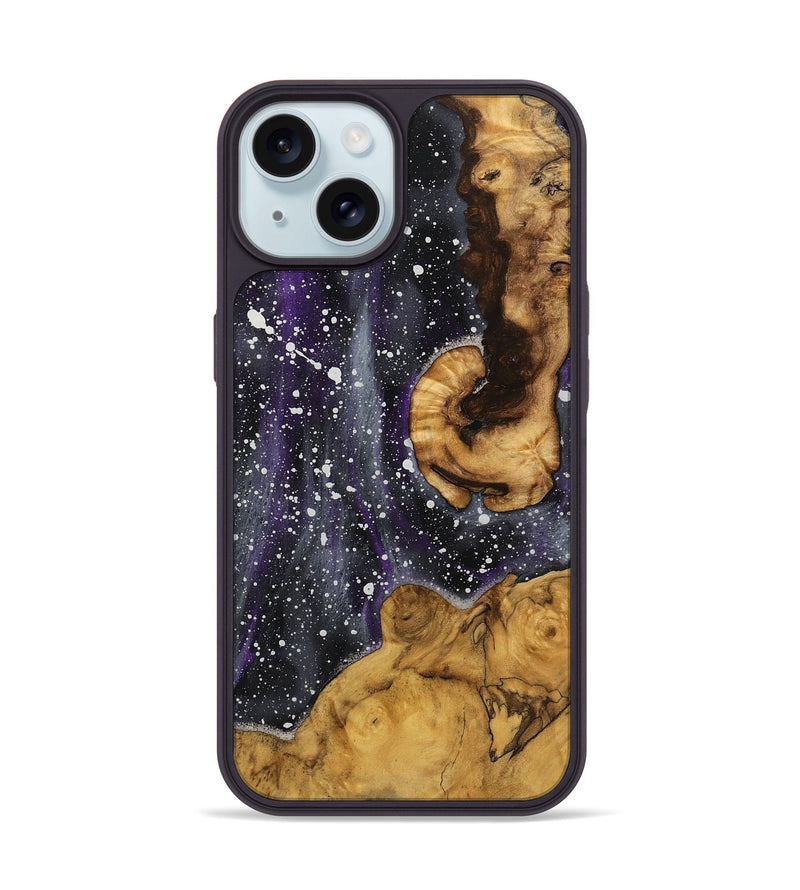 iPhone 15 Wood Phone Case - Alva (Cosmos, 740308)