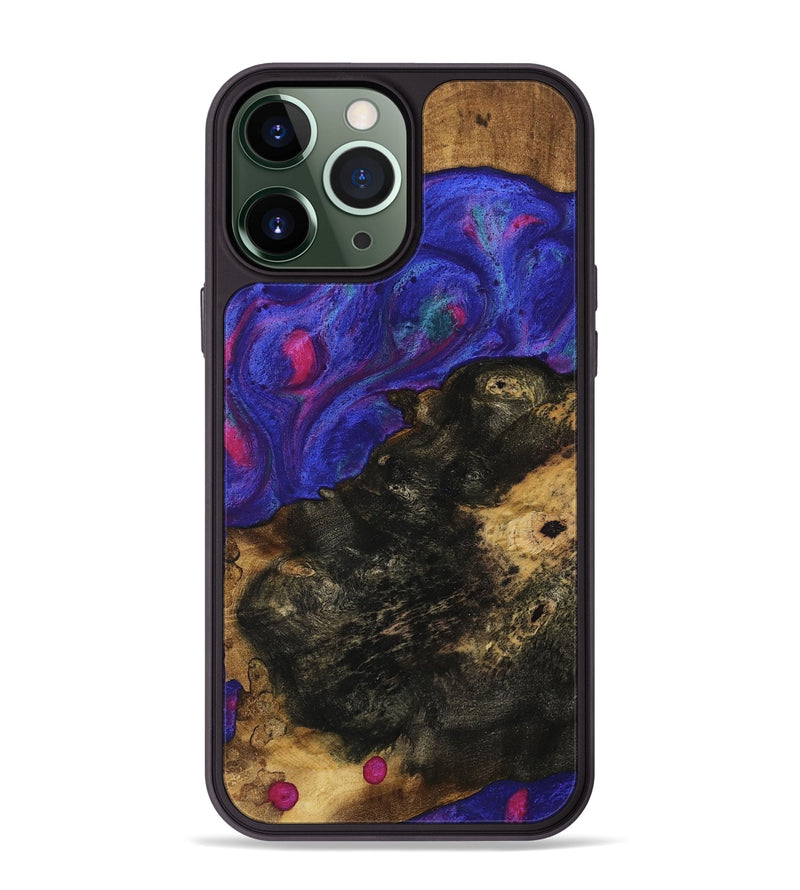 iPhone 13 Pro Max Wood Phone Case - Bethany (Purple, 740314)