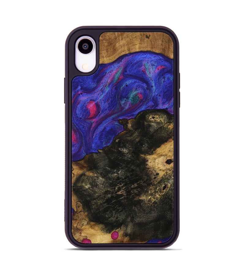 iPhone Xr Wood Phone Case - Bethany (Purple, 740314)