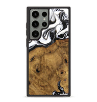 Galaxy S23 Ultra Wood Phone Case - Voto (Black & White, 740316)