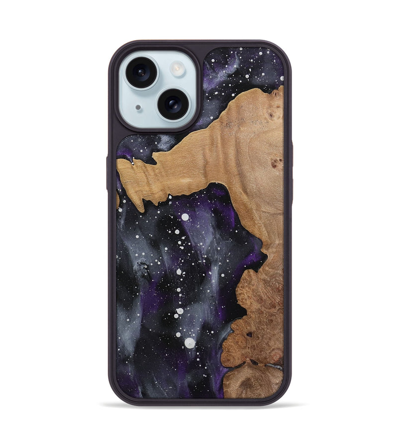 iPhone 15 Wood Phone Case - Lone (Cosmos, 740323)