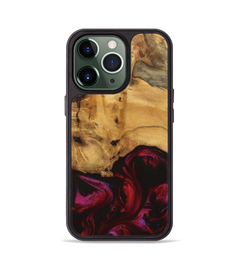 iPhone 13 Pro Wood Phone Case - Holmes (Red, 740330)