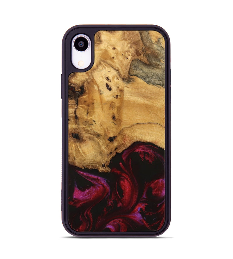 iPhone Xr Wood Phone Case - Holmes (Red, 740330)