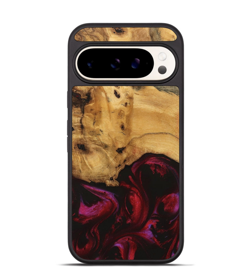 Pixel 9 Pro Wood Phone Case - Holmes (Red, 740330)