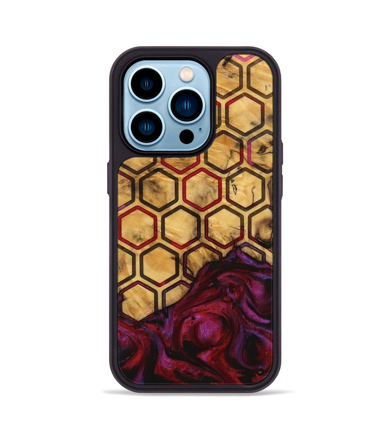 iPhone 14 Pro Wood Phone Case - Ryder (Pattern, 740331)