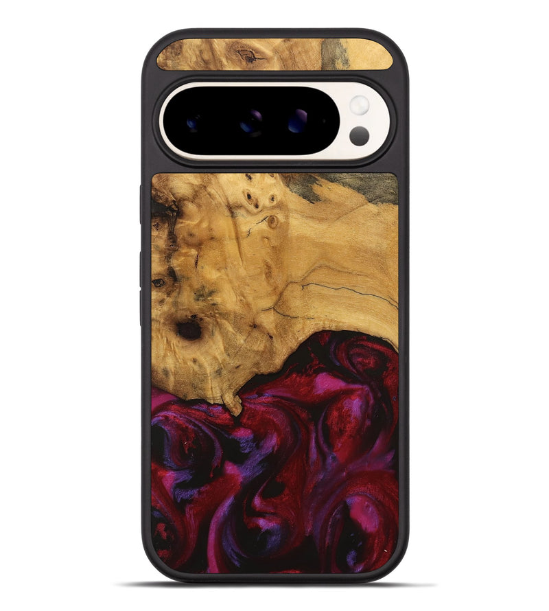 Pixel 9 Pro XL Wood Phone Case - Rickrd (Red, 740338)