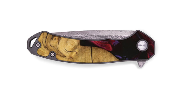 EDC Wood Pocket Knife - Fayina (Red, 740339)