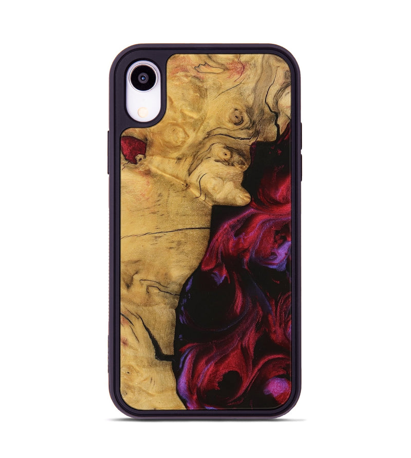 iPhone Xr Wood Phone Case - Fayina (Red, 740339)