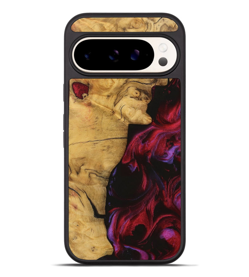 Pixel 9 Pro XL Wood Phone Case - Fayina (Red, 740339)