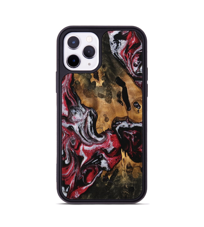 iPhone 11 Pro Wood Phone Case - Ashok (Red, 740344)