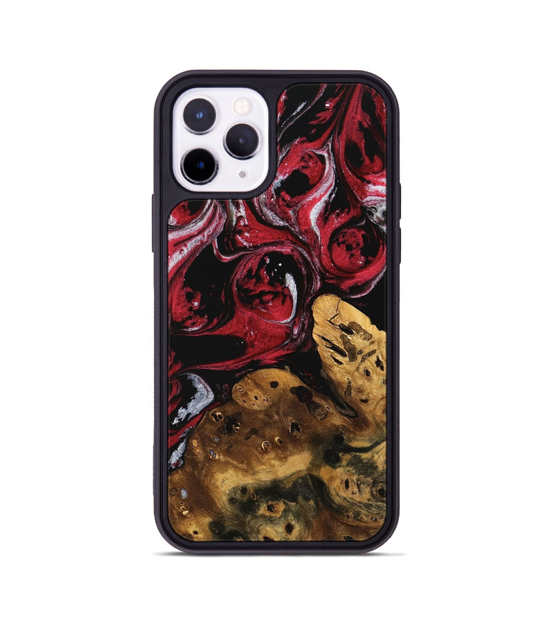 iPhone 11 Pro Wood Phone Case - Eris (Red, 740345)