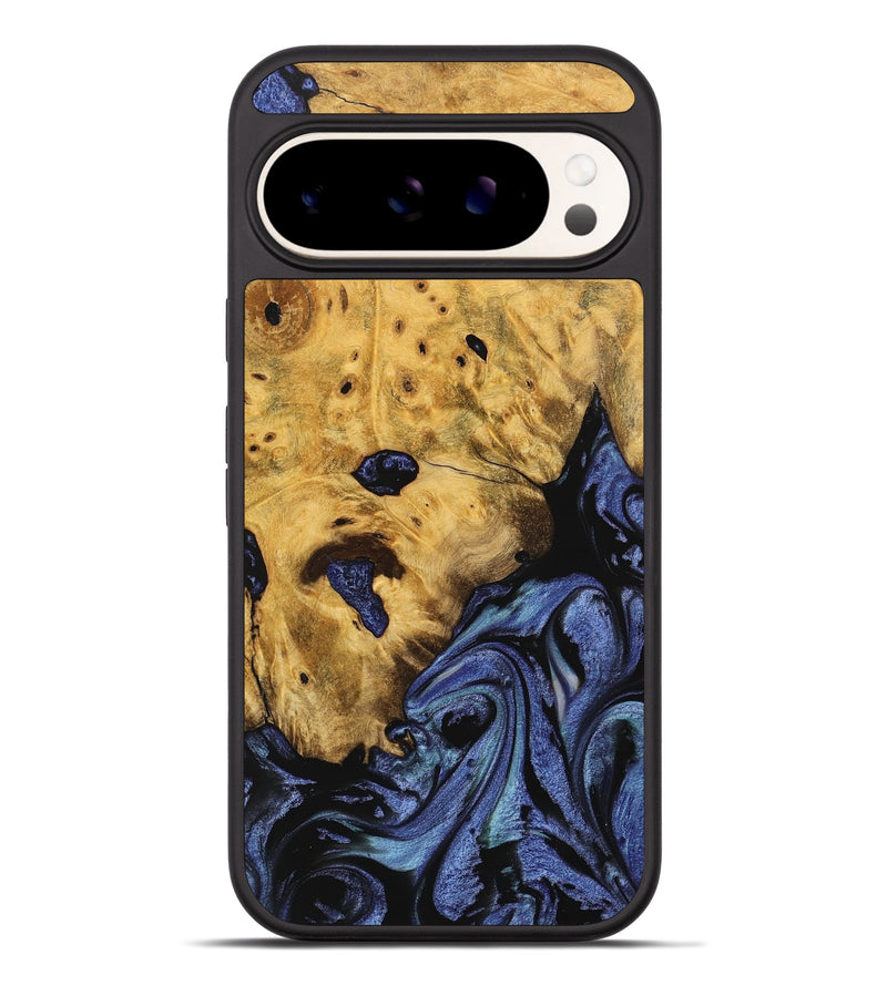 Pixel 9 Pro XL Wood Phone Case - Tessie (Blue, 740370)