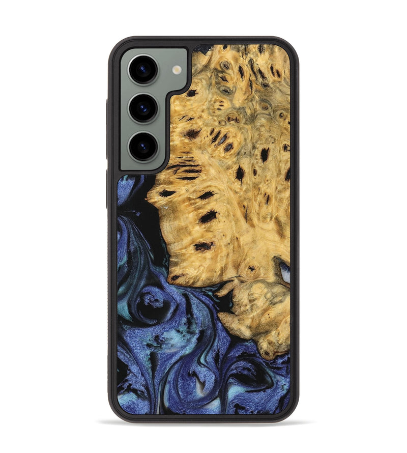 Galaxy S23 Plus Wood Phone Case - Zere (Blue, 740385)