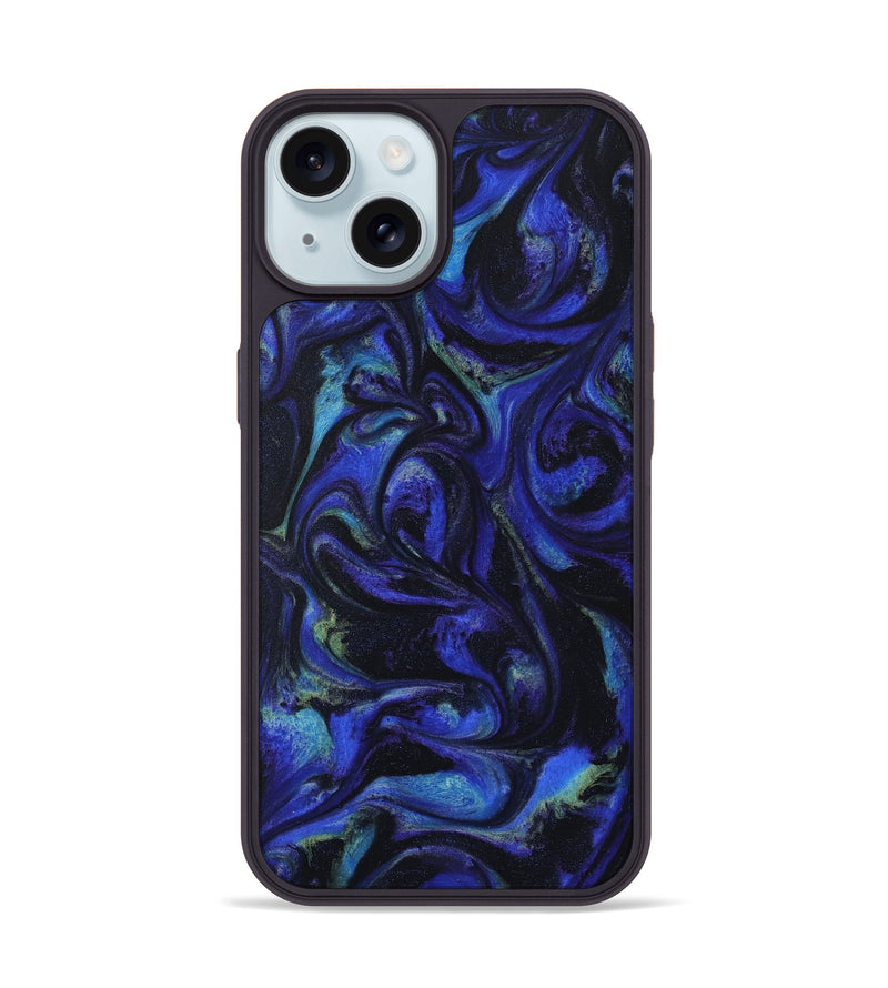 iPhone 15 ResinArt Phone Case - Randell (Blue, 740387)