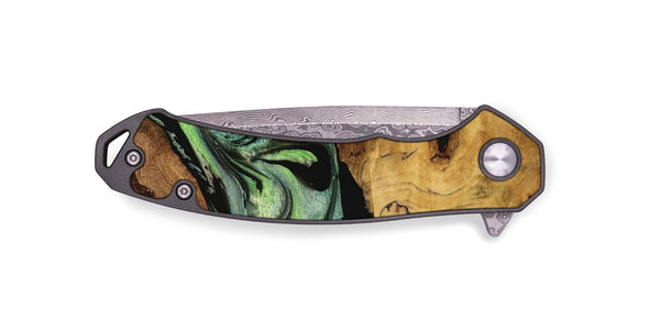 EDC Wood Pocket Knife - Minette (Green, 740391)