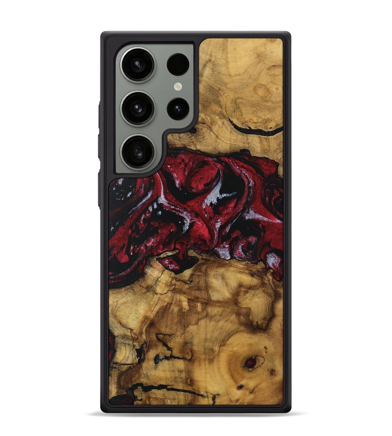 Galaxy S24 Ultra Wood Phone Case - Amalee (Red, 740397)