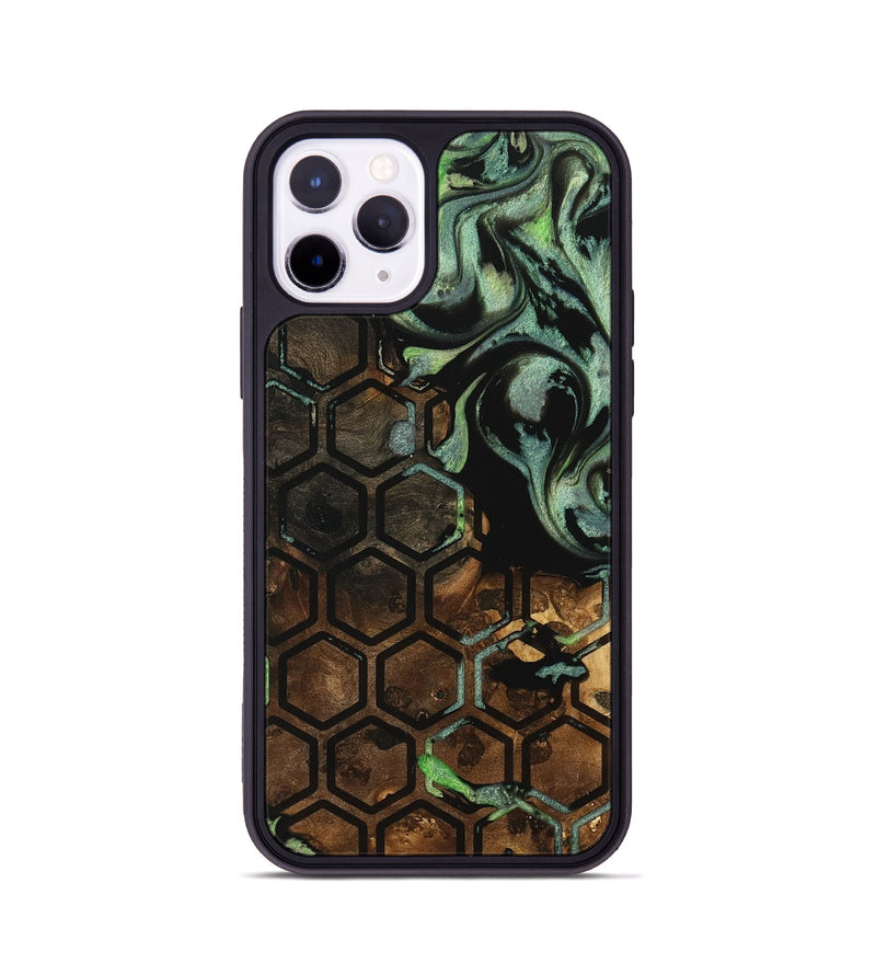 iPhone 11 Pro Wood Phone Case - Dequan (Pattern, 740402)