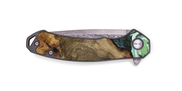 EDC Wood Pocket Knife - Doctor (Green, 740407)