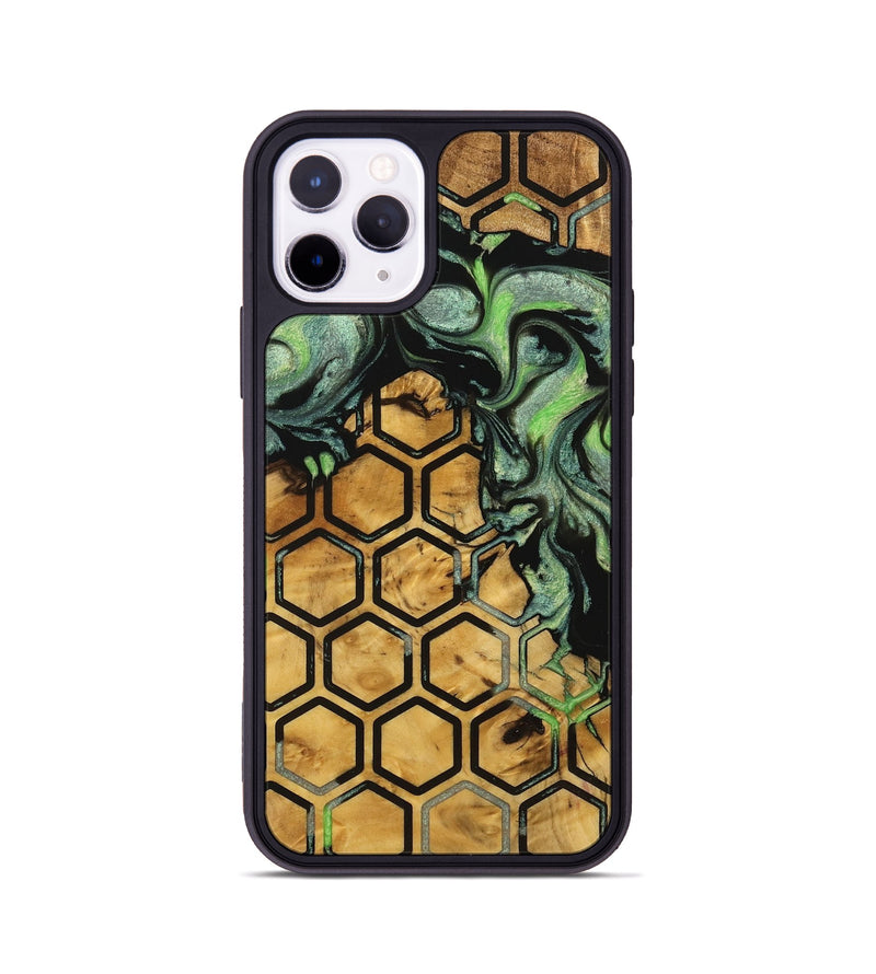 iPhone 11 Pro Wood Phone Case - Calli (Pattern, 740408)