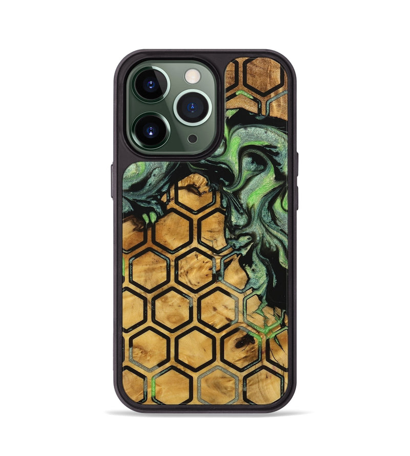 iPhone 13 Pro Wood Phone Case - Calli (Pattern, 740408)