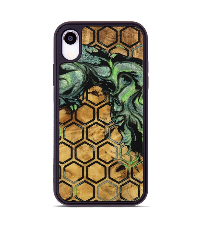 iPhone Xr Wood Phone Case - Calli (Pattern, 740408)