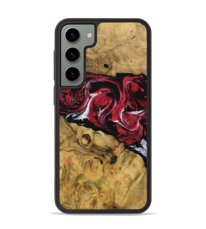 Galaxy S23 Plus Wood Phone Case - Karissa (Red, 740409)