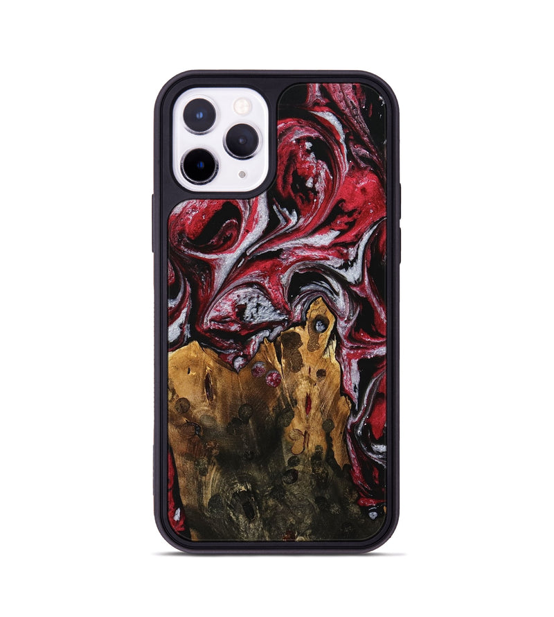 iPhone 11 Pro Wood Phone Case - Jodine (Red, 740411)