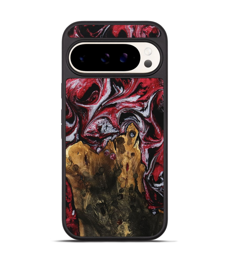 Pixel 9 Pro Wood Phone Case - Jodine (Red, 740411)