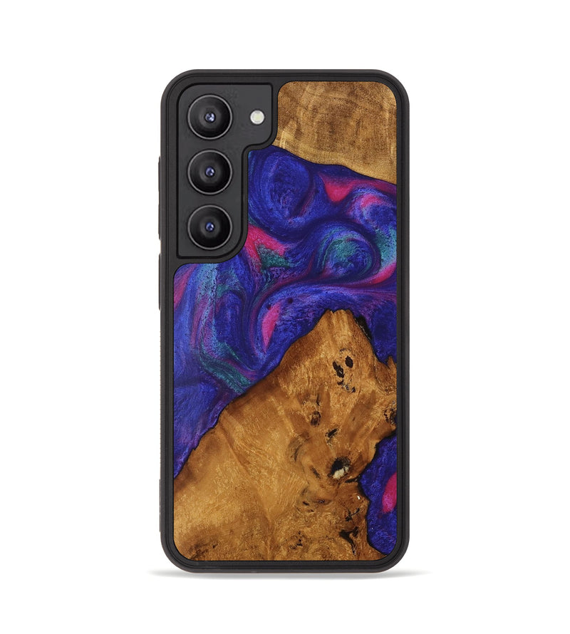 Galaxy S23 Wood Phone Case - Clemens (Purple, 740419)