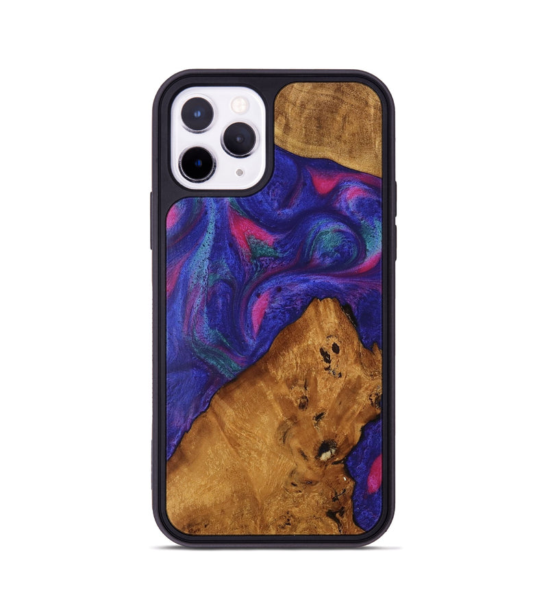 iPhone 11 Pro Wood Phone Case - Clemens (Purple, 740419)