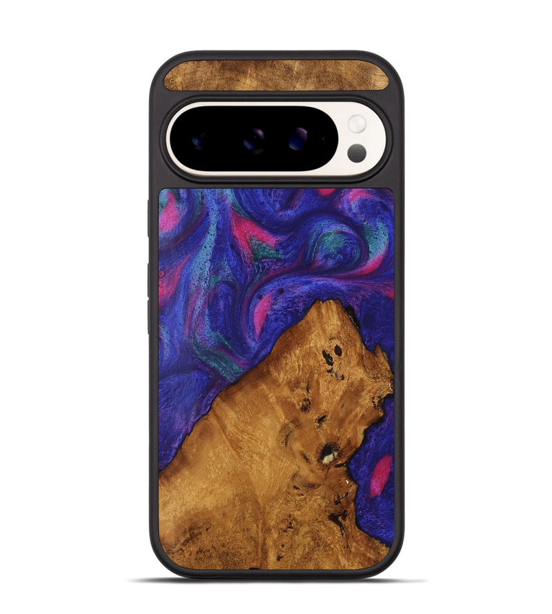 Pixel 9 Pro Wood Phone Case - Clemens (Purple, 740419)