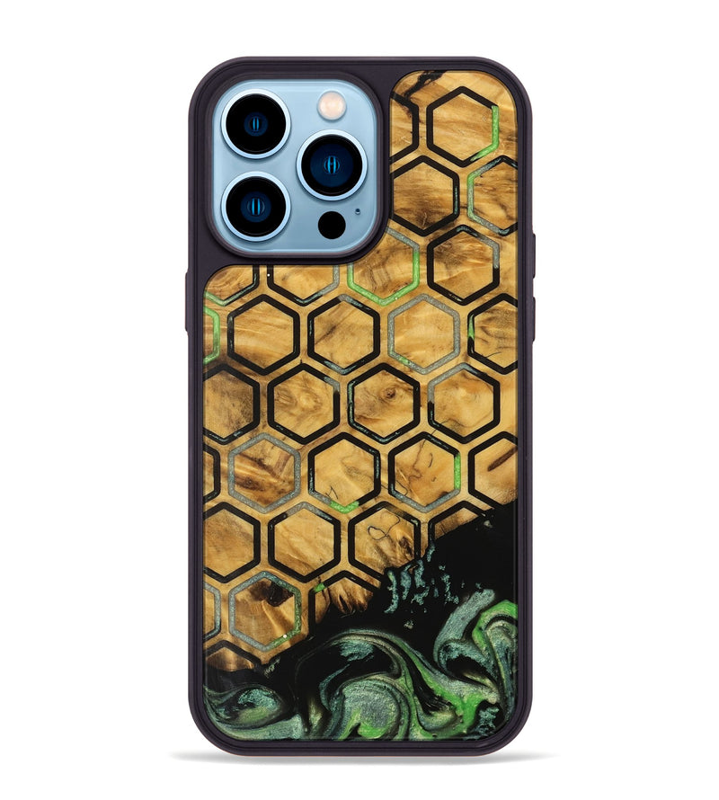 iPhone 14 Pro Max Wood Phone Case - Oona (Pattern, 740421)