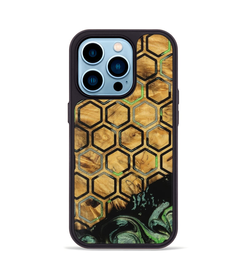 iPhone 14 Pro Wood Phone Case - Oona (Pattern, 740421)