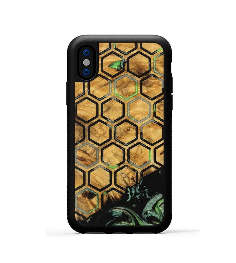 iPhone Xs Wood Phone Case - Oona (Pattern, 740421)