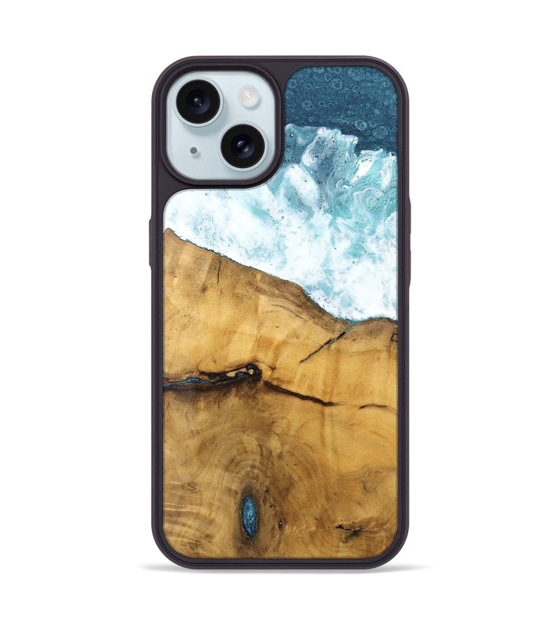 iPhone 15 Wood Phone Case - Kenzie (Coastal, 740422)